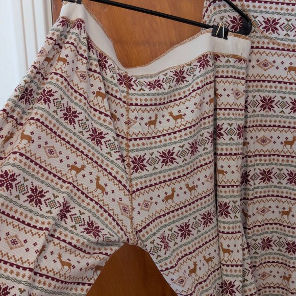 P.J. Salvage Winter Holiday Fair Isle Pajamas (XL) - Picture 12 of 13